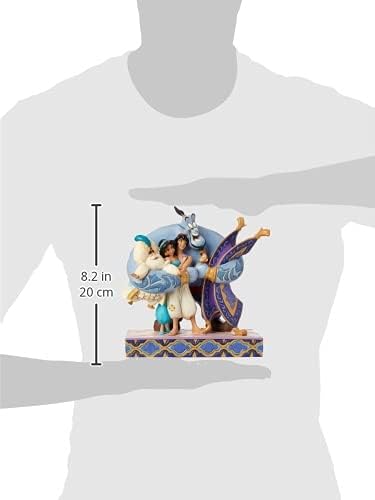 Disney Traditions Group Hug Aladdin Figurine, Multicolor