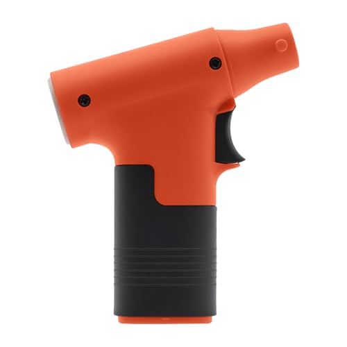 Mini Blowing and Suction Fan,113000rpm Multi-Functional Powerful Blower w/6 Gear Adjustable & Ergonomic Handle, Electric Kit Mini Rechargeable Cordless Blower for Keyboard, Pc, Car (Orange)