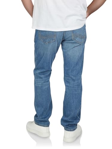 TOM TAILOR Jeans Herren Stretch Regular Slim Fit Josh Jeanshose Hose Denim, Länge:30L, Farbe:Stone Blue Denim (10141), Weite:32W 2