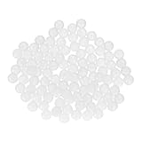 QUARKZMAN 100 Stück PP Kunststoff Kugellagerkugeln 5mm Solide Kunststoffkugeln, G2 Präzisionskugellagerkugel mit mattierter Oberfläche, Weiß