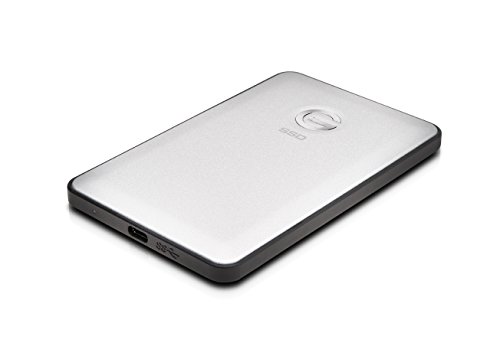 G-Technology G-Drive Slim SSD USB-C - Disco Duro sólido de 500 GB Color Plateado