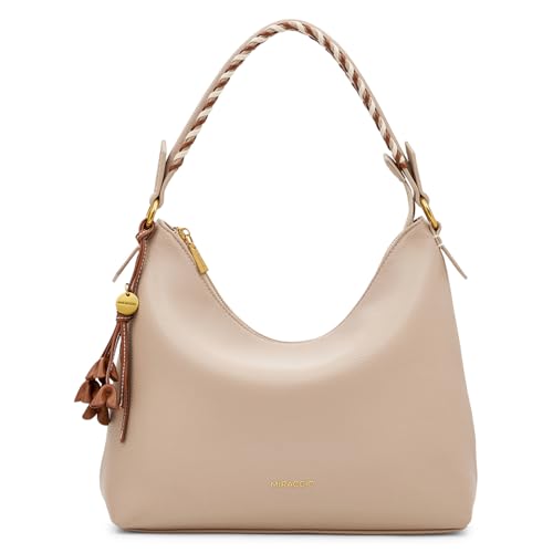 Image of Miraggio Summer Scoop Hobo Handbag For Women With Adjustable & Detachable Strap | Top Handle Hobo Bag For Daily Use