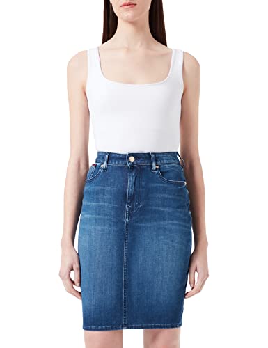 Tommy Jeans High Waist Denim Skirt Dyadk Gonna