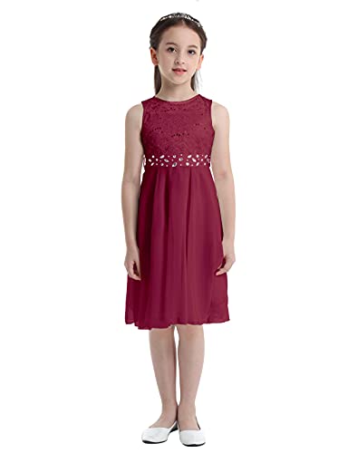 Robe princesse fille en mousseline de soie et dentelle de prestige