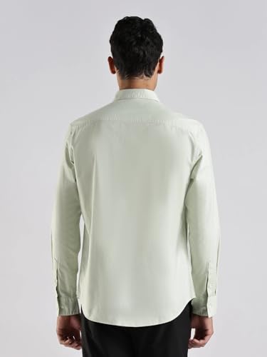 Image of Solid Regular fit Cotton Shirt