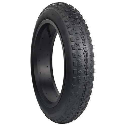 GRELiving 16/20x3.0 inch E Bike Tire 76-406/76-305 Anti Puncture Fatbike Tire for E Bike/Fat Bike/MTB (Black 1 Tire 16x3.0)