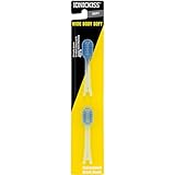 IONIC KISS [Wide - Clear Blue] Replacement Brush Head, 2pcs/Pack, Extra Fine Bristles Extended Filament, Floss Action Made in Japan IONPA IONIC KISS You hyG EXH36