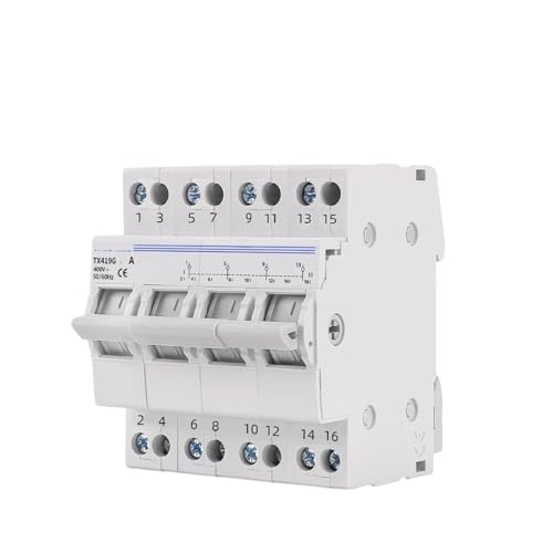 Commutateur de transfert manuel 4P 40A MTS pour double alimentation inverseur disjoncteur 230V