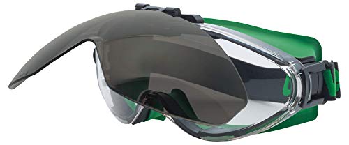 Preisvergleich Produktbild Uvex Ultrasonic Schweißerschutzbrille - flip-up - Supravision Excellence - Grau / Grün-Schwarz