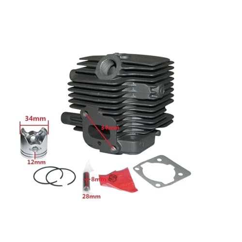 Kit segments piston 34 mm HB2302 pour résoudre le manque de compression - 3