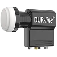 DUR-line UK 124-3L - 24x Unicable +3X Legacy - dCSS LNB - Einkabelsystem für 27 Teilnehmer - Wetterfest - HD,4K,8K,3D Ready