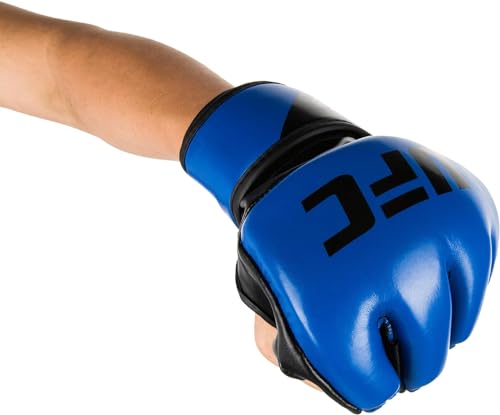 UFC MMA 5oz Sparring Gloves, Color- Blue, Size- S/M - Image 3