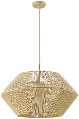 GLOBE Electric 67000154 1-Light Pendant Light, Woo...