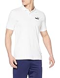 Corte recto PUMA Essential Pique Polo H Camiseta de Manga Corta, Hombre, Blanco (White), M