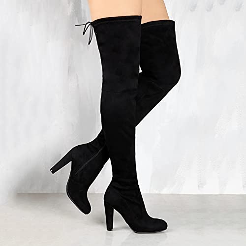 Bottes à talons longs avec finitions soignées et design épuré - 3