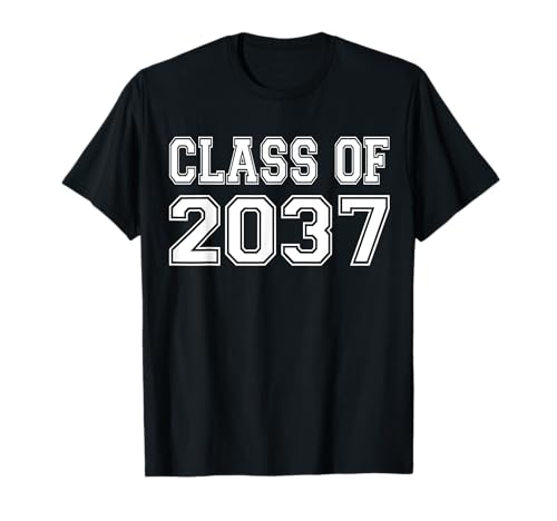 Class Of 2037 Kindergarten Back to School - 2037 Graduation T-Shirt