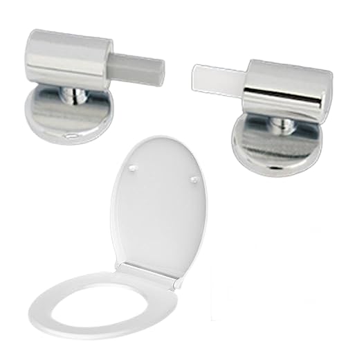 Bisagras De Cierre Suave Para Inodoro - Repuesto Universal, Material ABS, Fácil Instalación, Ideal Para Tapas Tradicionales E Inodoros Inteligentes, Evita Golpes Y Ruidos