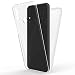 Produktbild NALIA 360 Grad Handyhülle kompatibel mit Huawei P20 Lite, Full-Cover Silikon Bumper mit Displayschutz vorne Hardcase hinten, Hülle Doppel-Schutz, Dünn Ganzkörper Case Handy-Tasche, Farbe:Transparent
