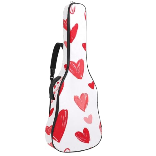 Étui souple guitare acoustique 109cm sac à dos imperméable oxford