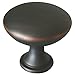 Design House 203901 Midtown Cabinet Knob, Oil Rubbed Bronze, 1-3/16"