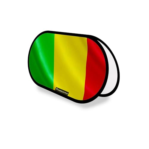 Drapeau Mali ovale 70x120cm en polyester pour support publicitaire