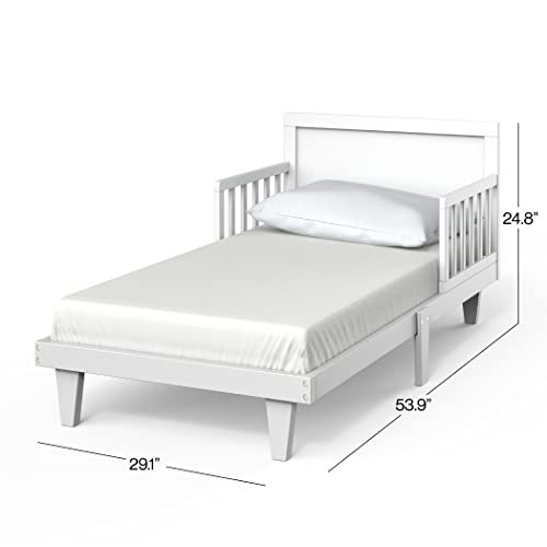 Child Craft Tremont Toddler Bed With Guard Rails By Child Craft (Matte White) #TOP2