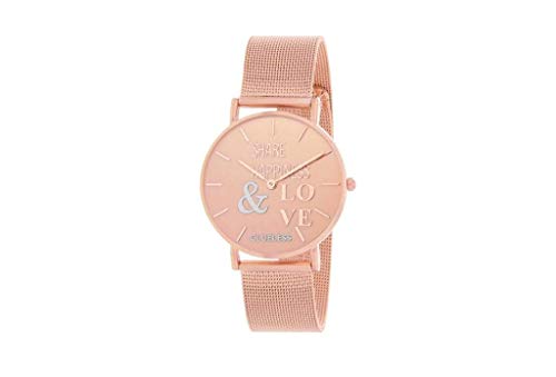 Clueless Happy Rose Montre Fille Femme Très Fine dans Son Ecrin, 3ATM...