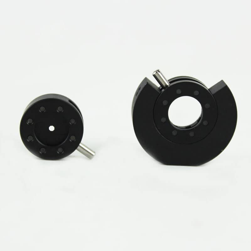 実験用顕微鏡スライド 生物顕微鏡用の手動調整可能光学アイリスダイヤフラム0.5~7.5mm 顕微鏡部品(Iris)