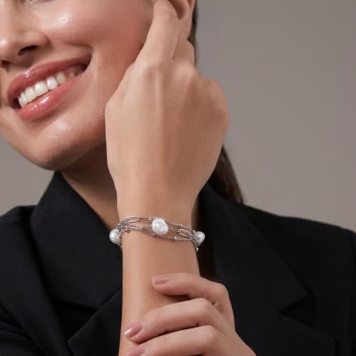 Image of SALTY Anti Tarnish Bracelet for Women | Fancy Bracelet | Jewellery Gifts | Hand Band | Fashion Accessories for Girls | Minimal Jewelry Design | Gift for Rakhi | Gift for Diwali, Christmas, Marriage, Birthday