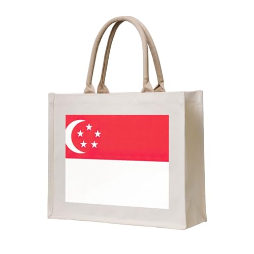 Sac de voyage Singapour en toile pour vos escapades et courses