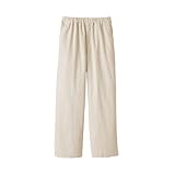 無印良品 婦人 ストレッチコーデュロイ イージーストレートパンツ レディース BE1Y5A5A アイボリー 婦人M