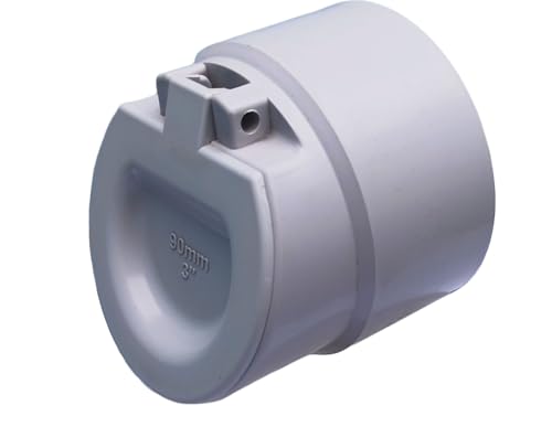 Image of ESEKSAFAR PVC Drain Backflow Valve, Anti Rats Cockroaches, Snakes Backflow Strainer [Drain Cap /Drain Cover /Hose Non Return Water Valve Use For Water pipe Outer Diameter 90mm / 9cm / 3.54 inch