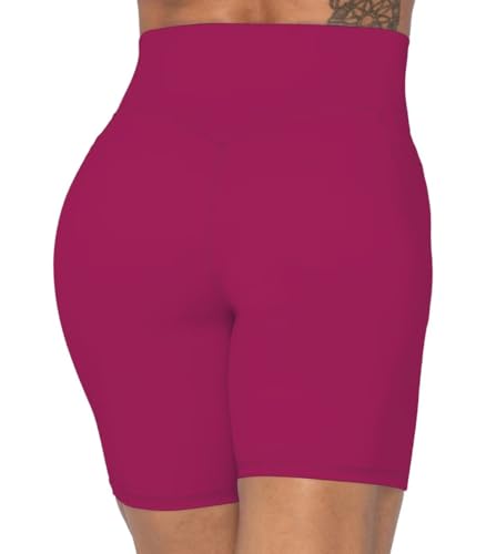 Image of Sunzel No Front Seam Biker Shorts for Women with Pockets, Yoga Workout Gym Bike Shorts with Tummy Control | 3, 5 Or 8-Inch Inseam, High Waisted, No Front Seam, Side Pockets, Buttery Soft, Compression Fit, Squat Proof, Tummy Control