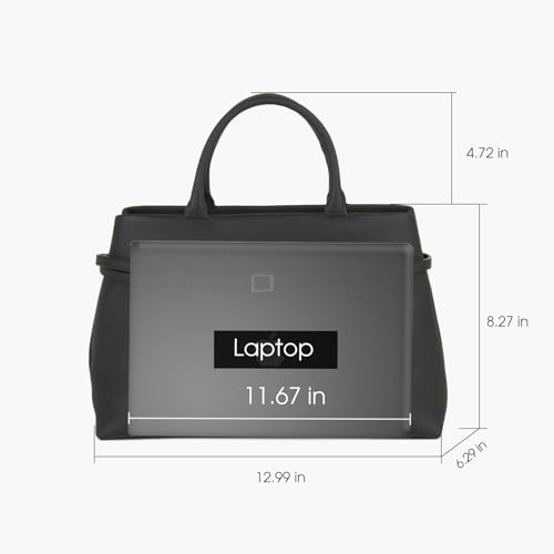 Bolso Satchel de Cuero para Mujer con Asa Superior miniatura 3