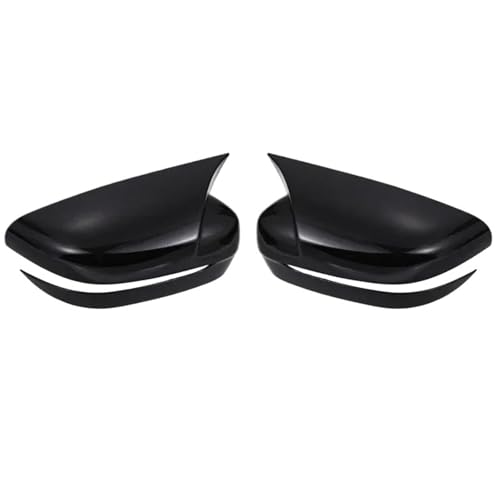 Coques de rétroviseurs pour BMW Série 5 et 7 résistant aux rayures noir brillant