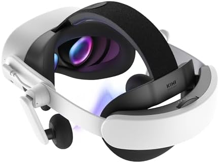 KIWI design Audio Head Strap with Battery for Meta/Oculus Quest 3...