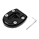 Be In Your Mind Motorrad-Ständer-Verlängerungspad Seitenständer-Plattenpad Kompatibel mit Vespa GTS GTV GT Beverly400s Schwarz