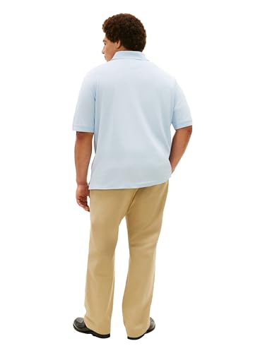 Image of Tommy Hilfiger Men's Short Sleeve Polo Shirts in Regular Fit With Stretch and Organic Pique Cotton