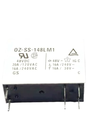 Relais OZ-SS-148LM1 48V à haute isolation électrique pour automatisme stable