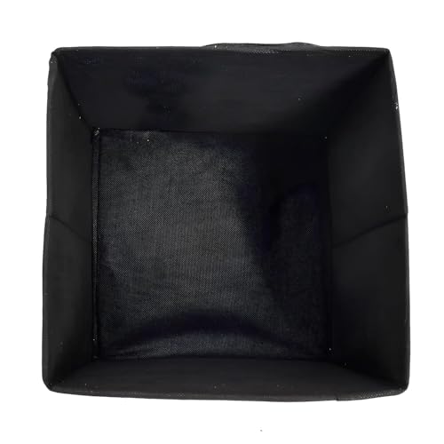 Image of Foldable Boxes for Storage - Multipurpose Storage Organizer for Clothes | Wardrobe | Closet | Home | Toys | Books - Disney Mickey Print - Undergarment Organizer Basket (Black)