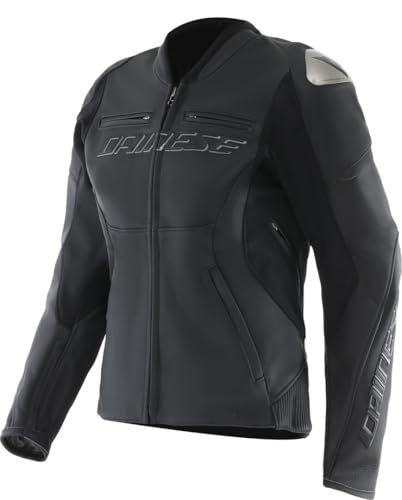 Dainese Racing 5 Blouson en cuir de moto pour femmes, noir, 40