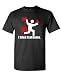 I TRIED IT AT HOME science project funny - Mens Cotton T-Shirt, L, Black