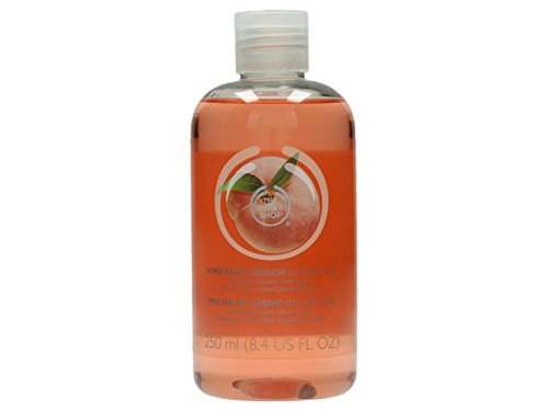 The Body Shop Vineyard Peach Shower Gel 250ml A0, Peach, 8.4 Fluid Ounce