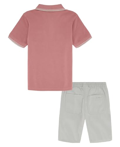 Image of Calvin Klein baby-boys 2pc Polo Short Set