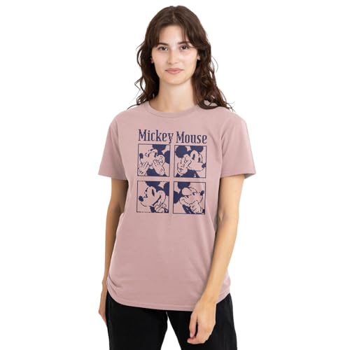 Mickey Mouse Pixelated T-Shirt Femme rose idéal pour vos sorties estivales et moments de détente