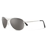 Suncloud Patrol Polarized Sunglass (Silver Frame/Gray Polar Lens)