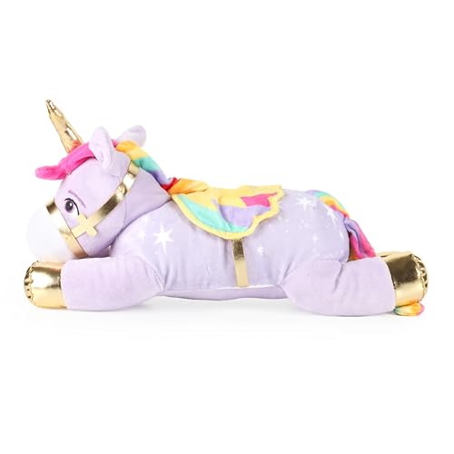 Image of Jay Franco Kids Unicorn Academy Plush Pillow Buddy - Large Ultra-Soft Stuffed Plushie & Cozy Pillow, Official Licensed Product, 13 Inches, Multi - Unicorn Academy Wildstar