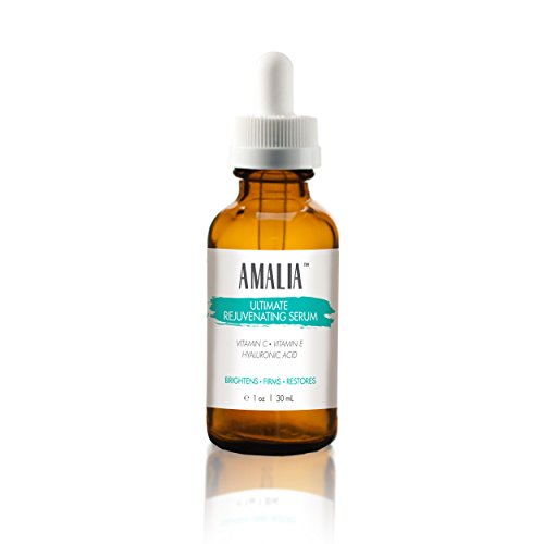 Amélie Vitamin C Serum (20%) With C E Ferulic & Hyaluronic. Anti-aging, Skin Brightening & Skin Firming. Repairs Appearance Of Wrinkles, Sun Damage & Age Spots. Organic Ingredients.
