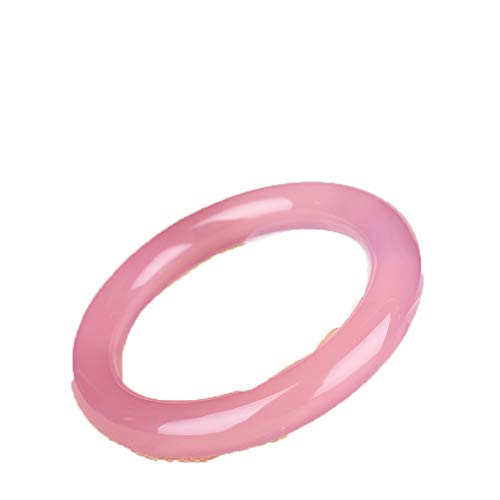 Bracelet de jade d'hibiscus contre le teint terne avec agate et cristal rose