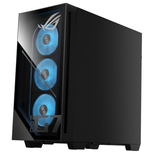 Image of ASUS ROG G700 Gaming Desktop PC Intel Core Ultra 7 265F 32GB RAM 1TB NVMe SSD NVIDIA GeForce RTX 5060 8GB RGB Keyboard Mouse Windows 11 Pro with 12 Month CPS Protection